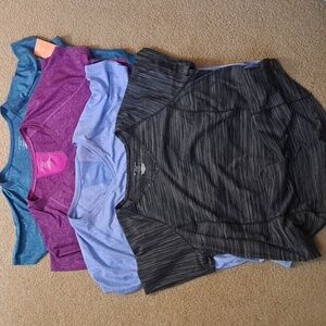4 Tek Gear drytek workout tops